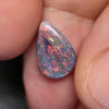 1.61 Cts Australian Solid Black Opal Lightning Ridge Semi