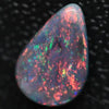1.61 Cts Australian Solid Black Opal Lightning Ridge Semi