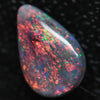 1.61 Cts Australian Solid Black Opal Lightning Ridge Semi