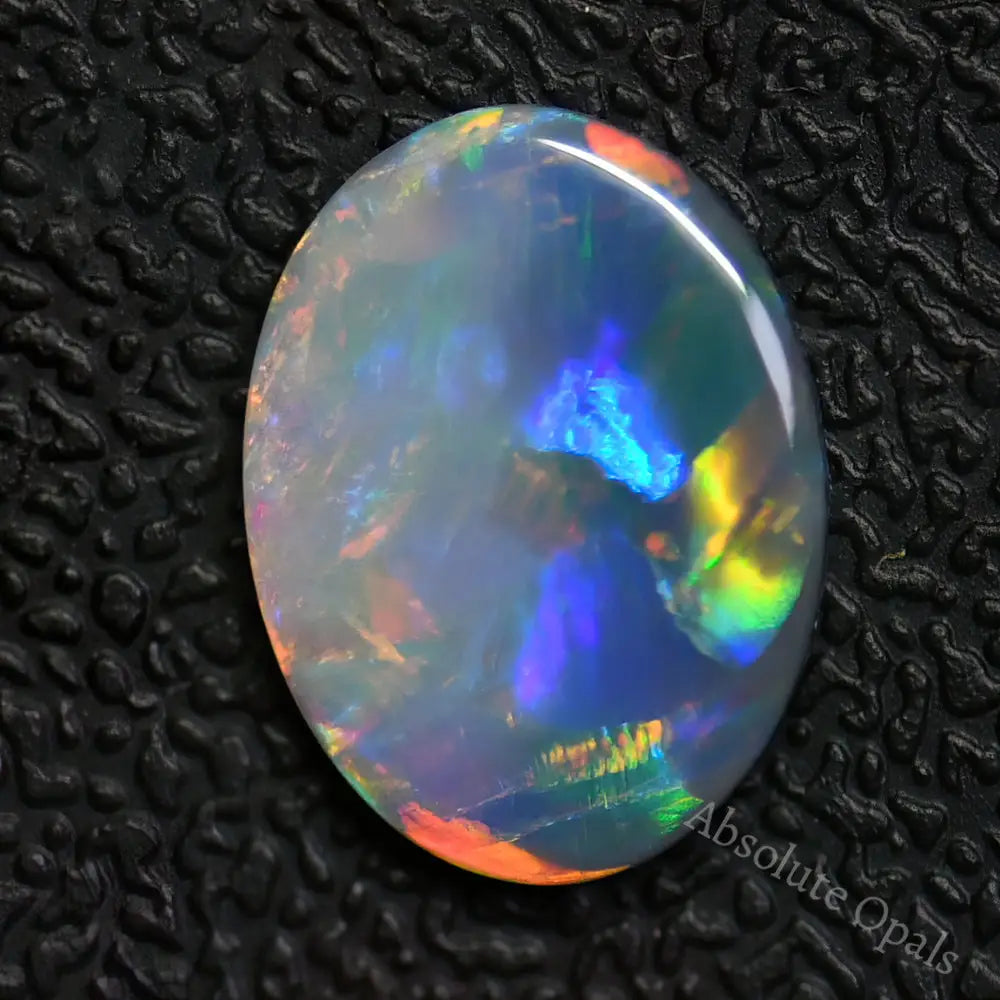 1.63 Cts Australian Lightning Ridge Semi Black Solid Opal