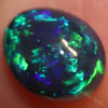1.65 Cts Australian Black Opal Lightning Ridge Solid Gem Stone Cabochon