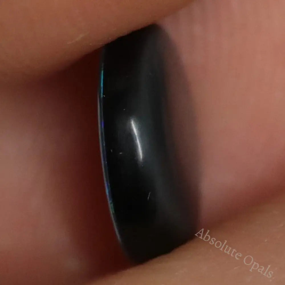 1.65 Cts Australian Opal Doublet Stone Cabochon Lightning Ridge