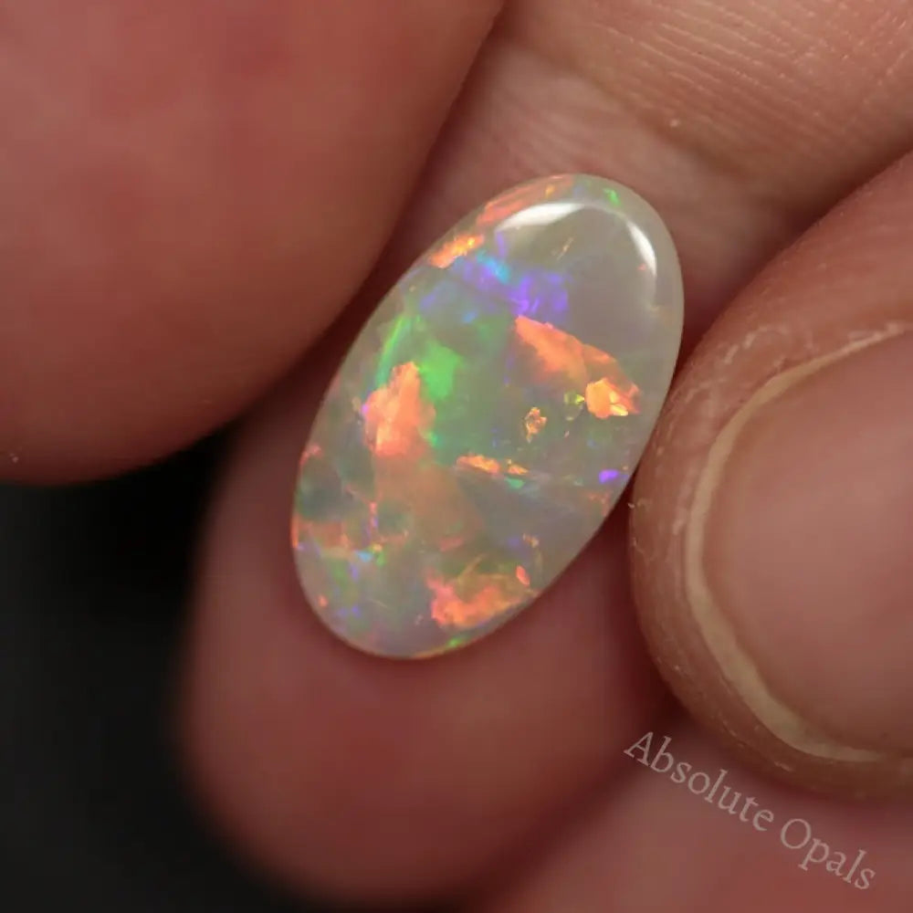 1.65 Cts Australian Solid Semi Black Opal Lightning Ridge