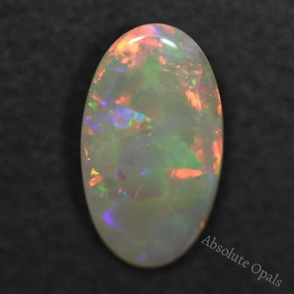 1.65 Cts Australian Solid Semi Black Opal Lightning Ridge