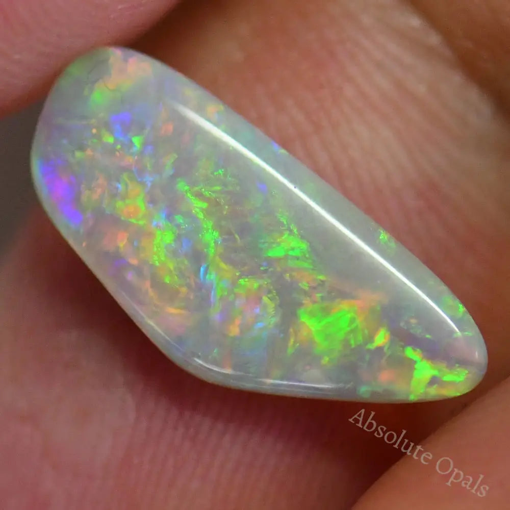 1.66 Cts Australian Solid Opal Cut Stone Lightning Ridge Light