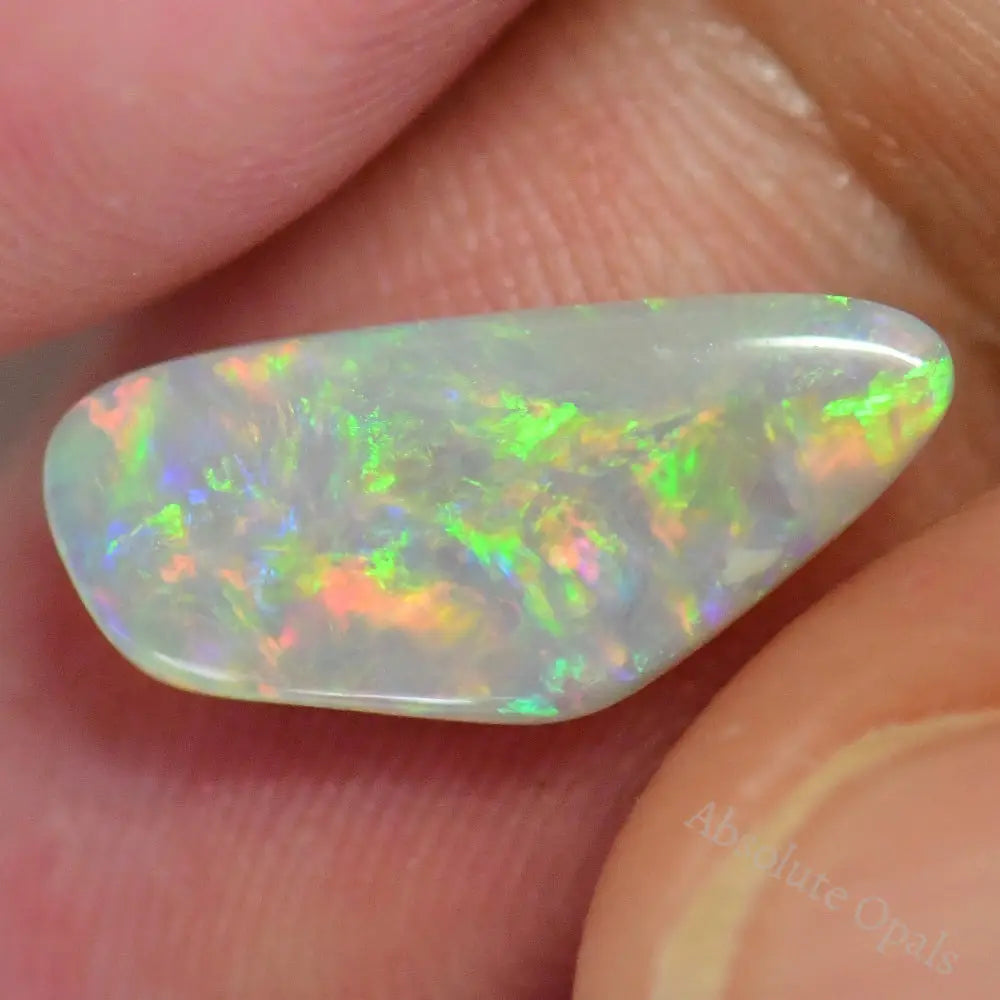 1.66 Cts Australian Solid Opal Cut Stone Lightning Ridge Light