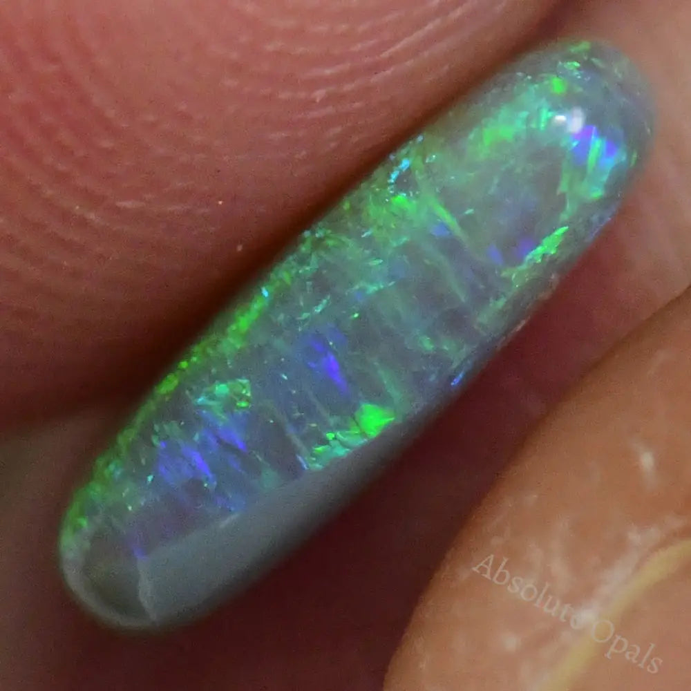 1.71 Cts Australian Semi Black Opal Solid Lightning Ridge
