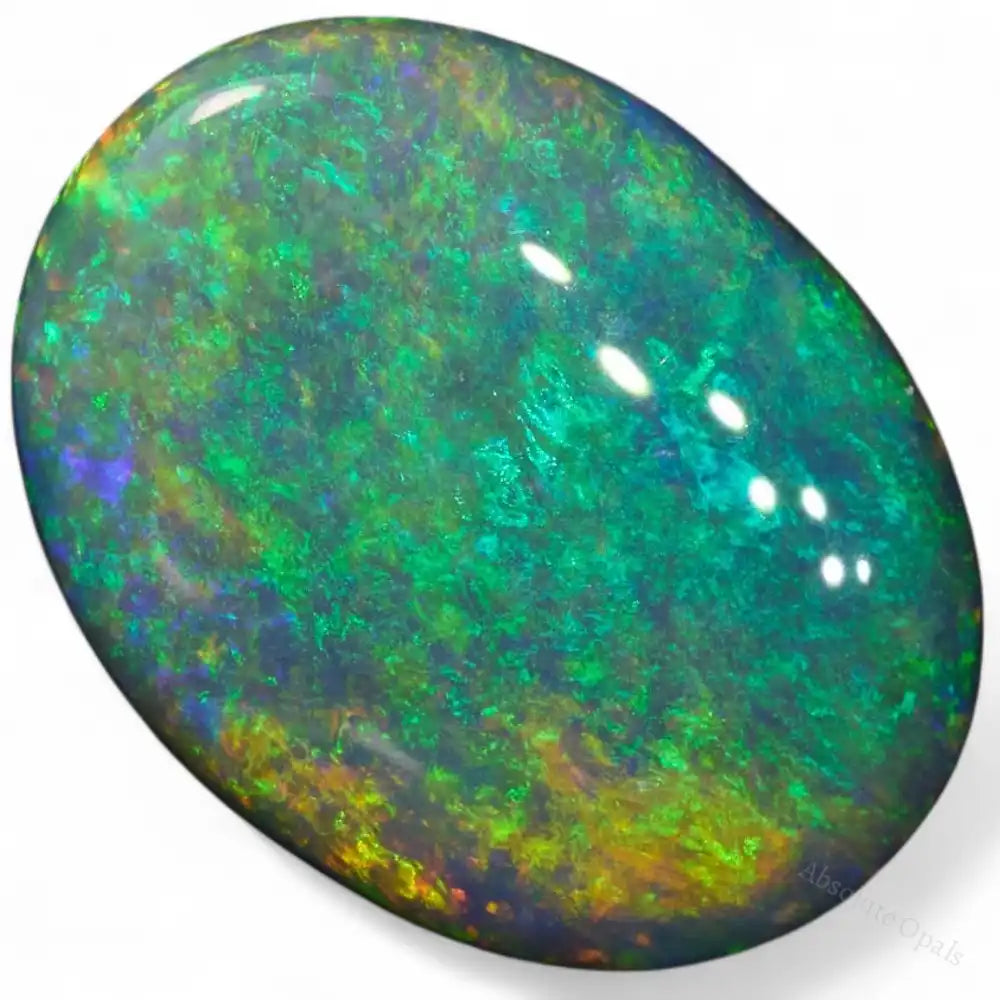 1.72 cts Dark Opal Lightning Ridge Solid Stone Semi Black Opal