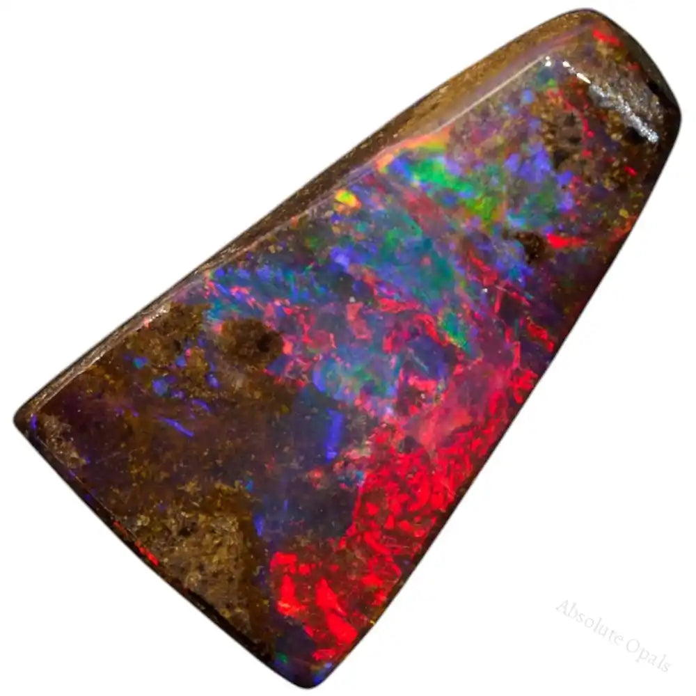 1.72 cts Red Boulder Opal Cut Stone - Absolute Opals & Gems