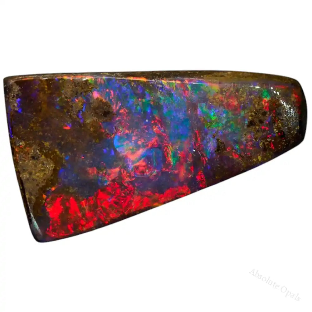 1.72 cts Red Boulder Opal Cut Stone - Absolute Opals & Gems