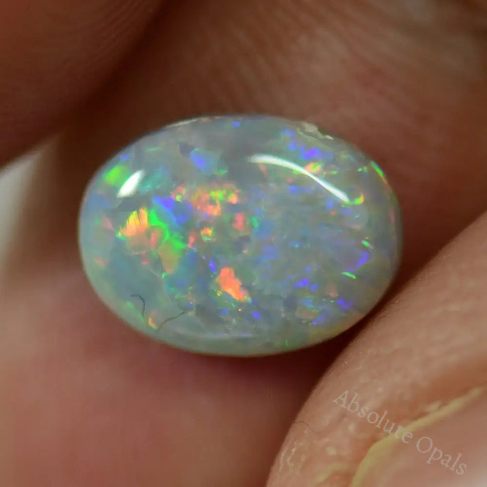 1.75 Cts Australian Semi Black Opal Solid Lightning Ridge