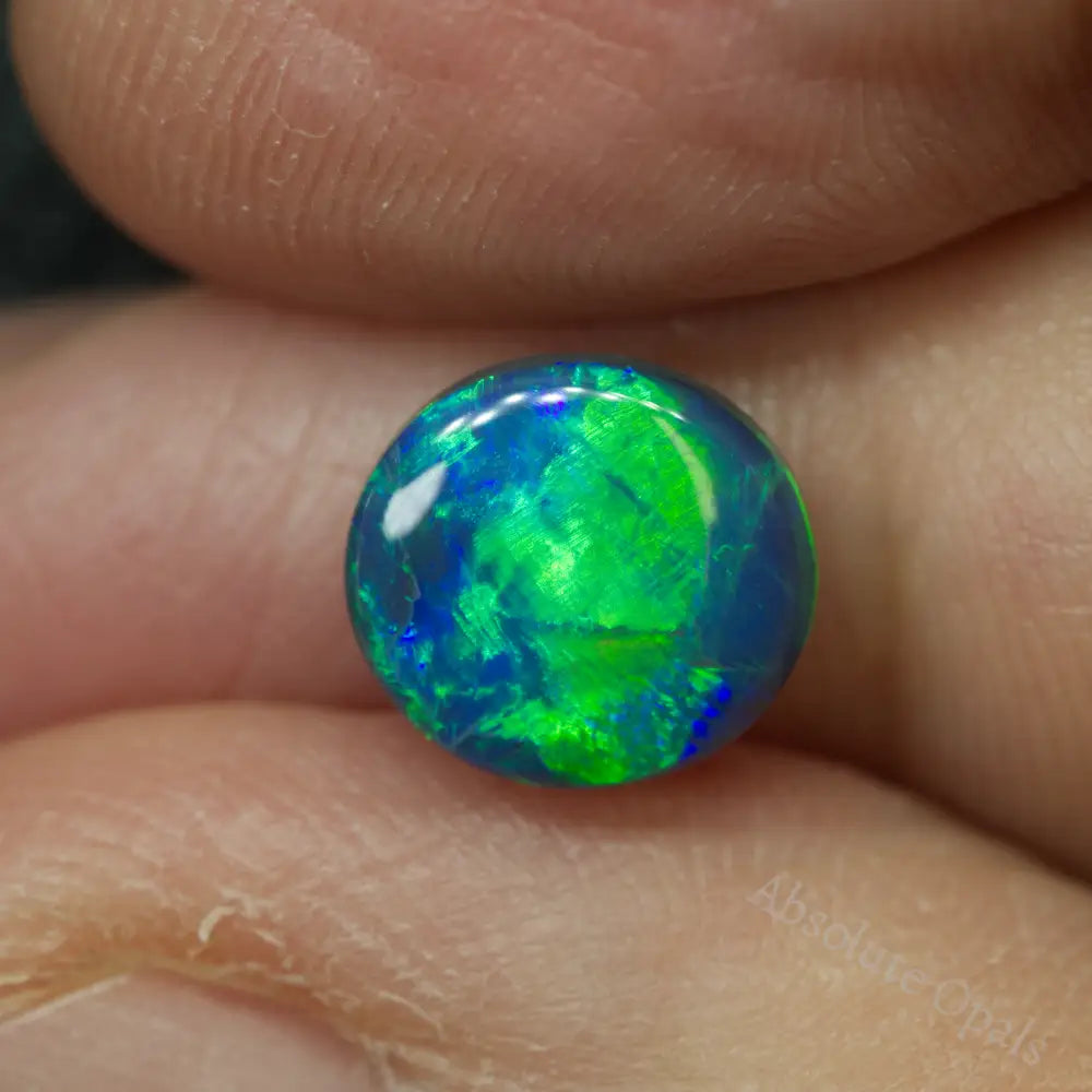 Australian Black Opal Lightning Ridge, Solid Gem Stone