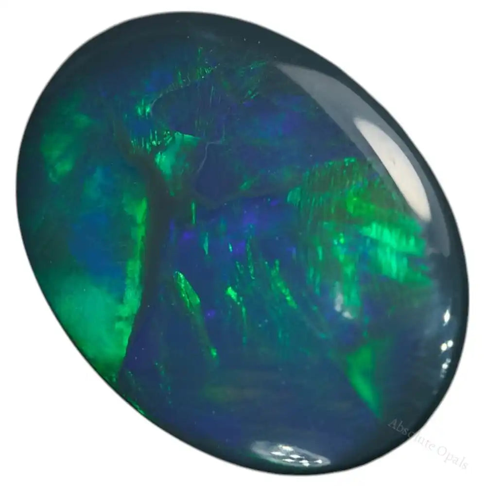 Black Opal Solid Cut Stone from Lightning Ridge – Vibrant natural gemstone with deep blue, green, and multicolor flashes. Genuine Australian opal, ideal for fine jewelry.