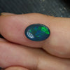 1.82 cts Black Opal Lightning Ridge Solid Cut Stone Black Opal