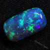 1.94 Cts Australian Semi Black Opal Solid Lightning Ridge - Crystal