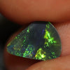 1.96 Cts Australian Black Opal Lightning Ridge Loose Cut Stone Cabochon