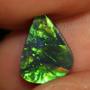 1.96 Cts Australian Black Opal Lightning Ridge Loose Cut Stone Cabochon