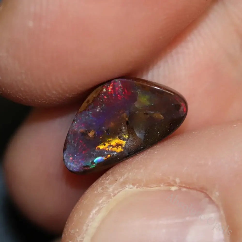 10.19 Cts Australian Boulder Opal Cut Loose Stone Parcel