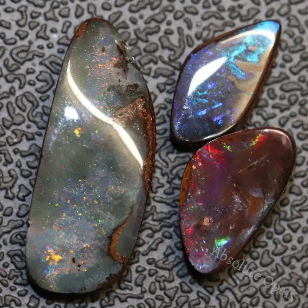 Australian Boulder Opal Cut Loose Stone Parcel