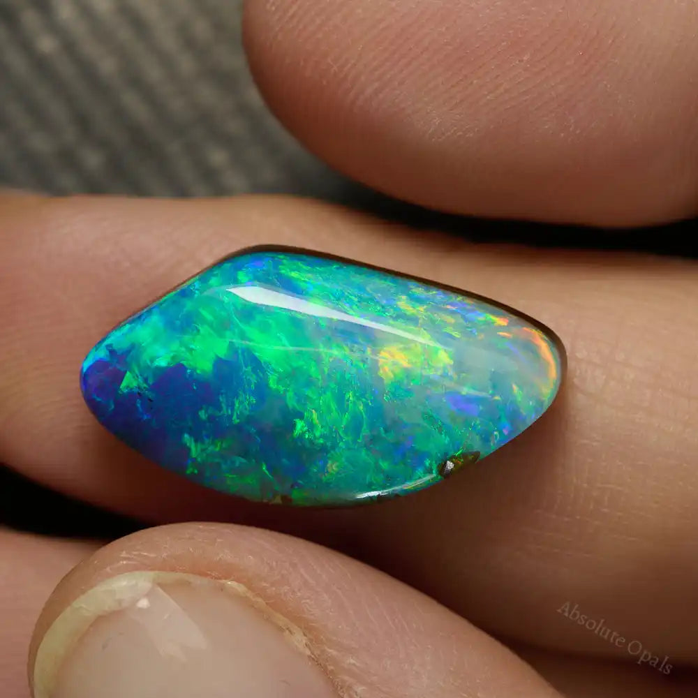 10.69 cts Boulder Opal Cut Stone Boulder Opal