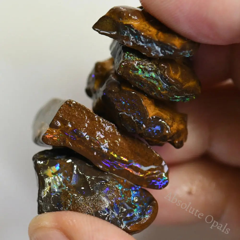 Australian Boulder Opal Rough Parcel