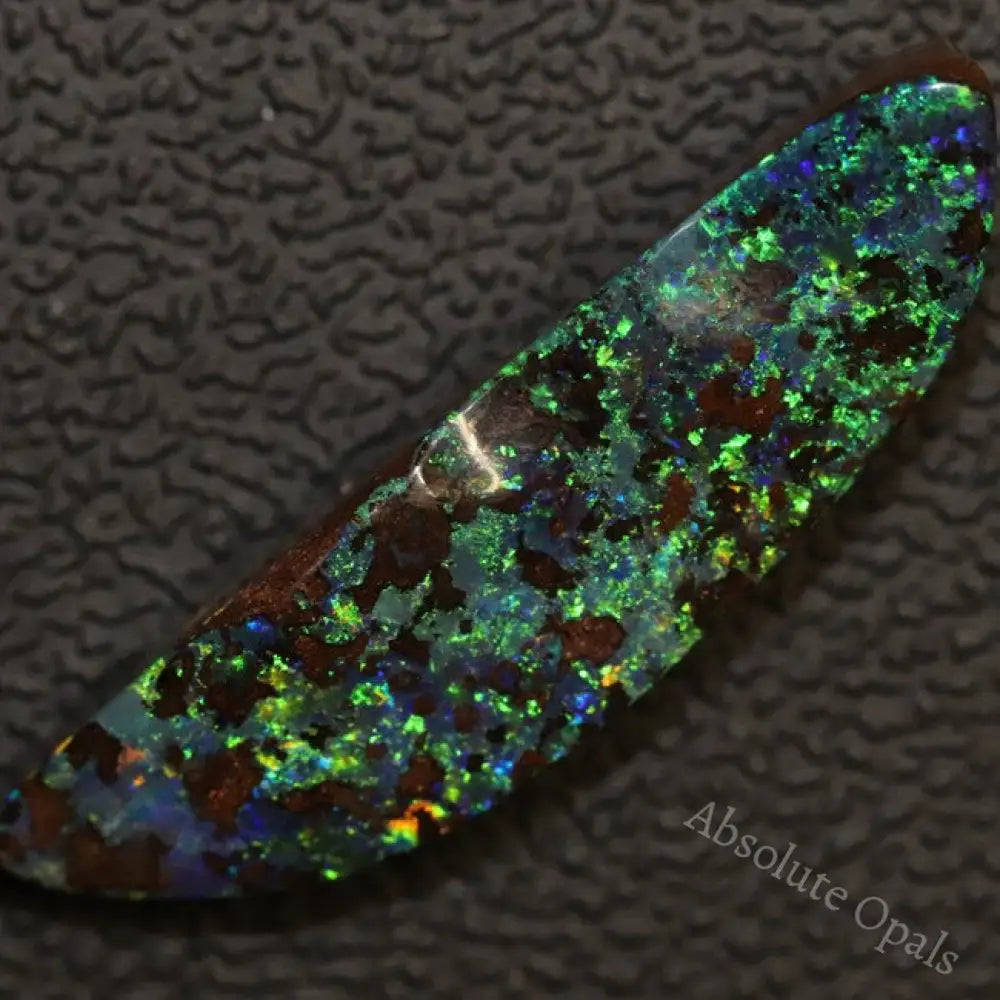 11.0 Cts Green Australian Boulder Opal Cut Loose Stone