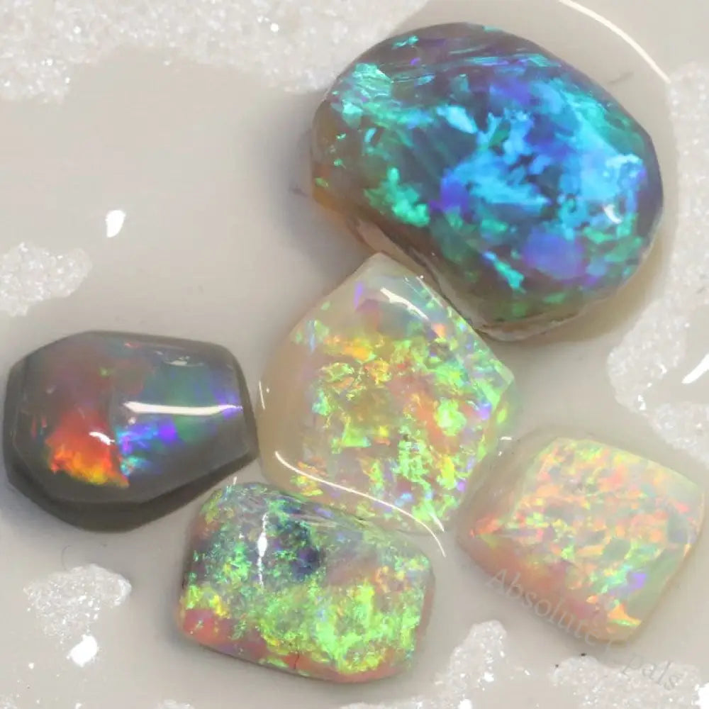 11.25 Cts Australian Solid Semi Black Opal Rough Nobby Lightning Ridge Parcel