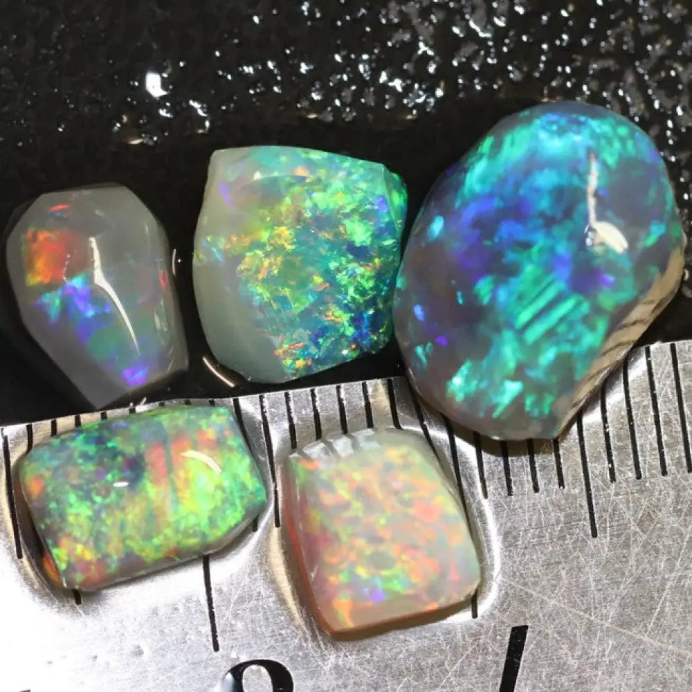 11.25 Cts Australian Solid Semi Black Opal Rough Nobby Lightning Ridge Parcel