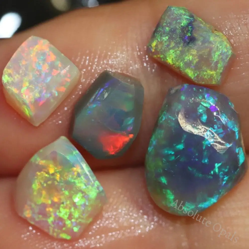 11.25 Cts Australian Solid Semi Black Opal Rough Nobby Lightning Ridge Parcel