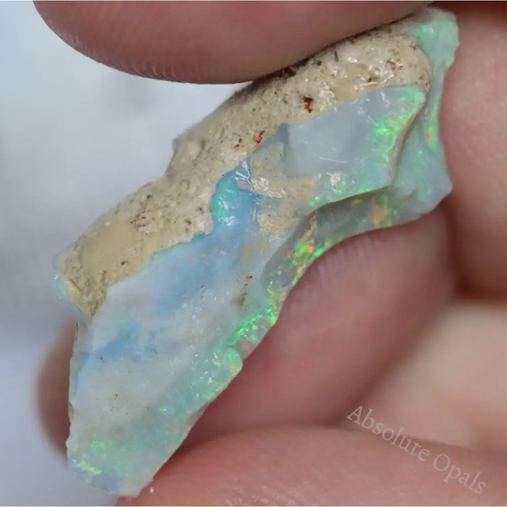 11.25 Cts Single Opal Rough For Carving 31.4X12.0X8.0Mm
