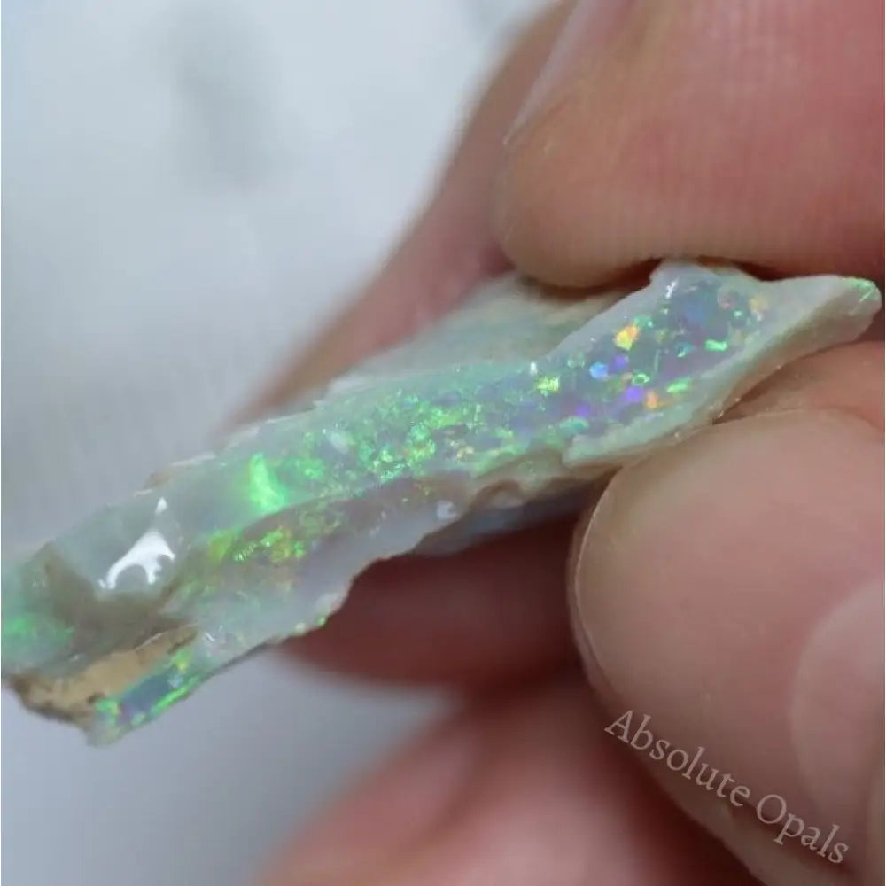 11.25 Cts Single Opal Rough For Carving 31.4X12.0X8.0Mm