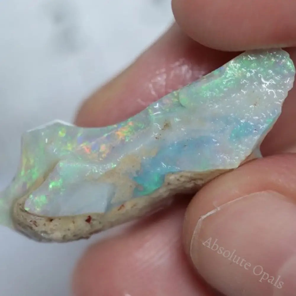 11.25 Cts Single Opal Rough For Carving 31.4X12.0X8.0Mm