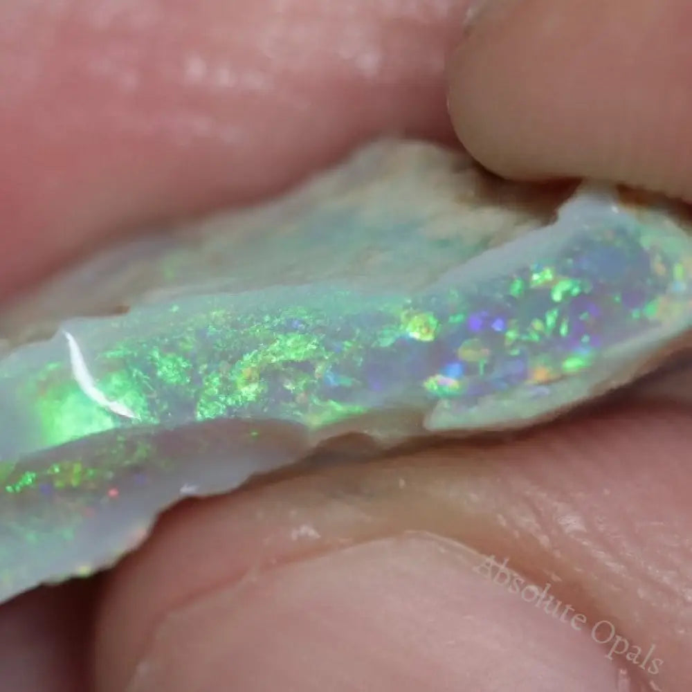 11.25 Cts Single Opal Rough For Carving 31.4X12.0X8.0Mm
