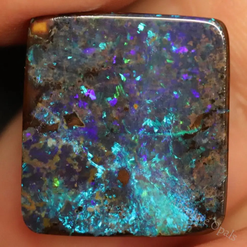 11.34 Cts Australian Boulder Opal Cut Loose Gem Stone