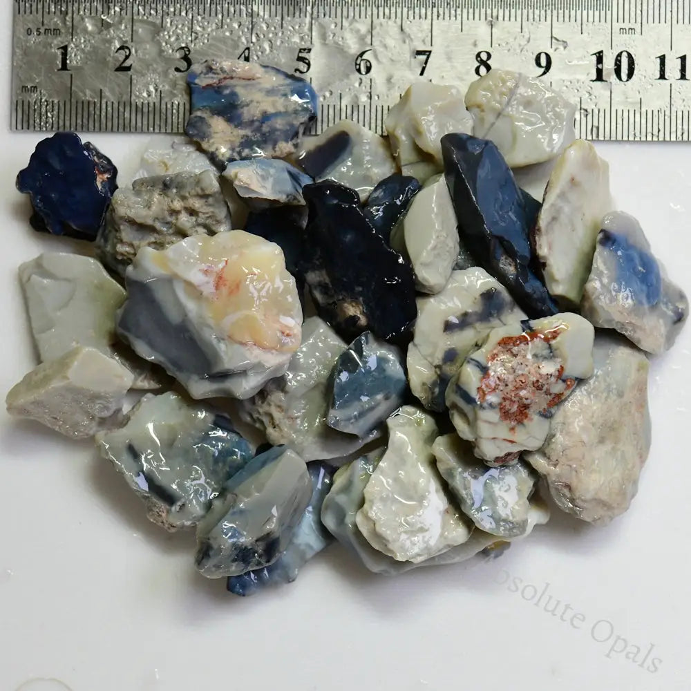 111G 555Cts Australian Rough Opal Parcel Lightning Ridge - Potch Cmr