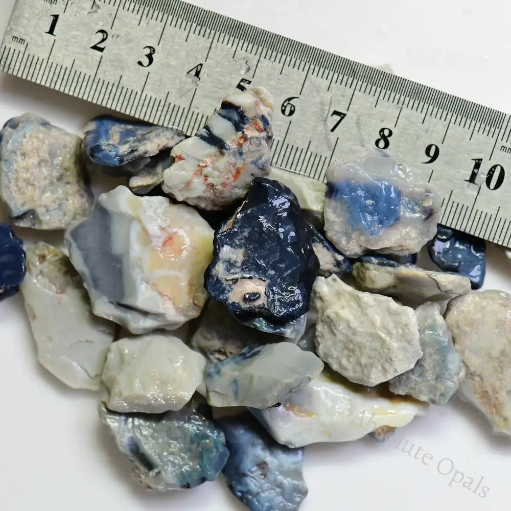 111G 555Cts Australian Rough Opal Parcel Lightning Ridge - Potch Cmr