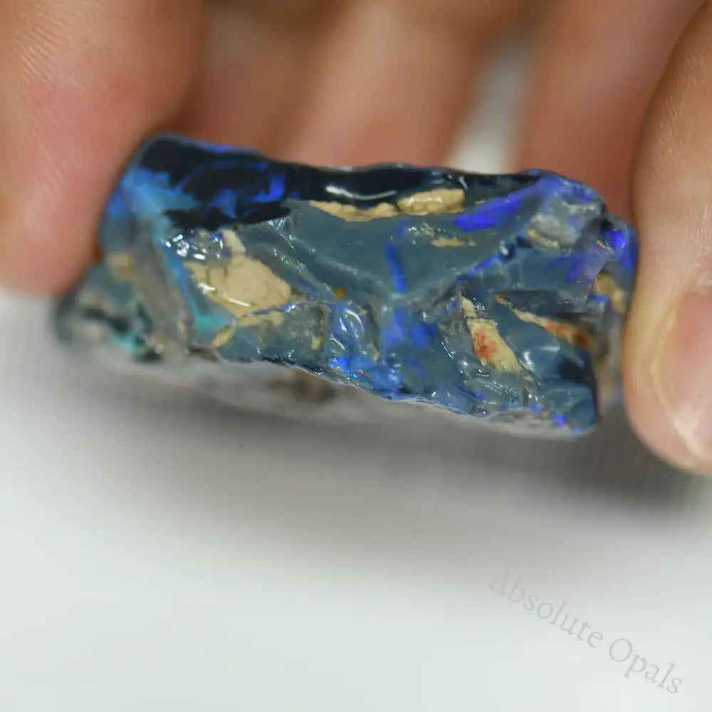 115.1 Cts Australian Rough Opal Lightning Ridge For Carving