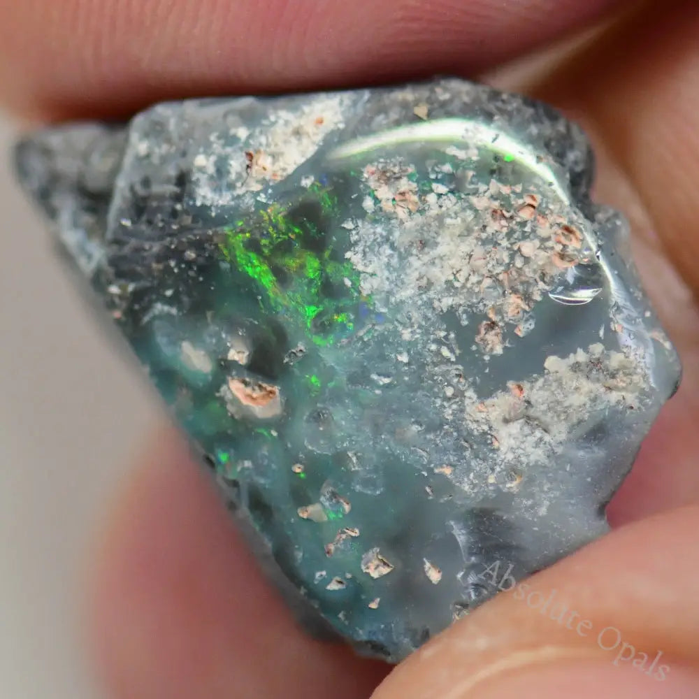 12.05 Cts Australian Opal Rough Lightning Ridge Polished Specimen Cmr