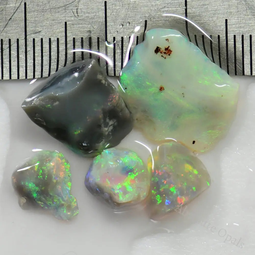 12.1 Cts Australian Opal Rough Parcel Rubs Lightning Ridge