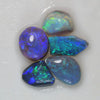 12.3 cts Rough Black Opal Rubs Parcel Lightning Ridge Rough Opal