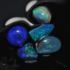 12.3 cts Rough Black Opal Rubs Parcel Lightning Ridge Rough Opal