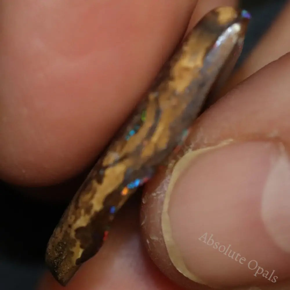 12.35 Cts Australian Red Boulder Opal Cut Loose Stone