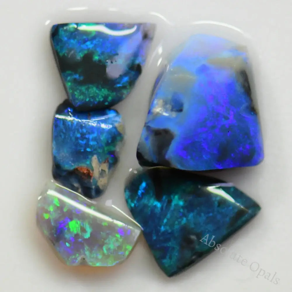 12.6 Cts Australian Black Rough Opal Parcel Lightning Ridge Cmr