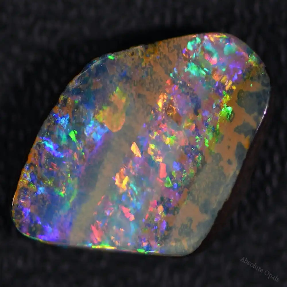12.81 Cts Australian Boulder Opal Cut Loose Stone