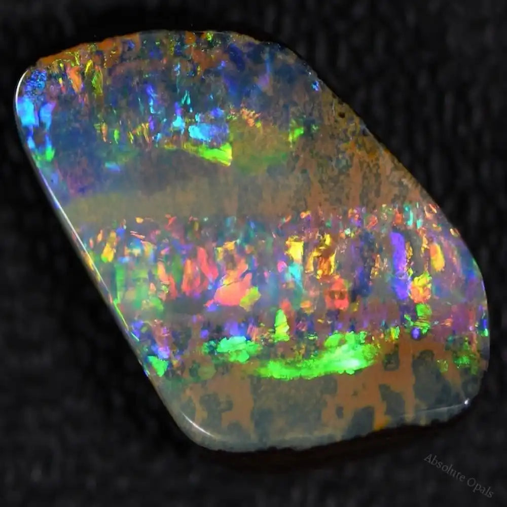 12.81 Cts Australian Boulder Opal Cut Loose Stone