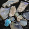 121.10 Cts Australian Solid Semi Black Opal Rough Lightning Ridge Parcel