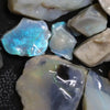 121.10 Cts Australian Solid Semi Black Opal Rough Lightning Ridge Parcel