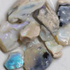 121.10 Cts Australian Solid Semi Black Opal Rough Lightning Ridge Parcel