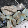 125.90 Cts Australian Solid Semi Black Opal Rough Lightning Ridge Parcel