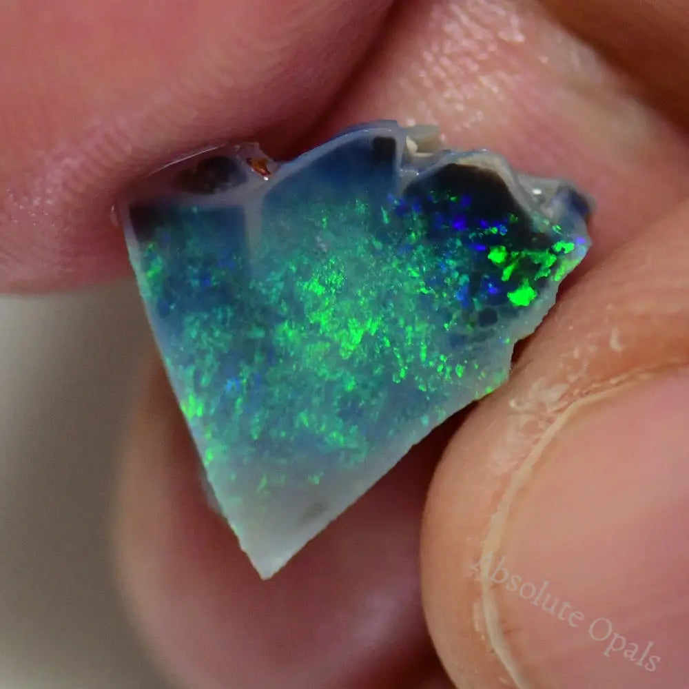 13.1 Cts Australian Black Opal Rough Parcel Rubs Lightning Ridge